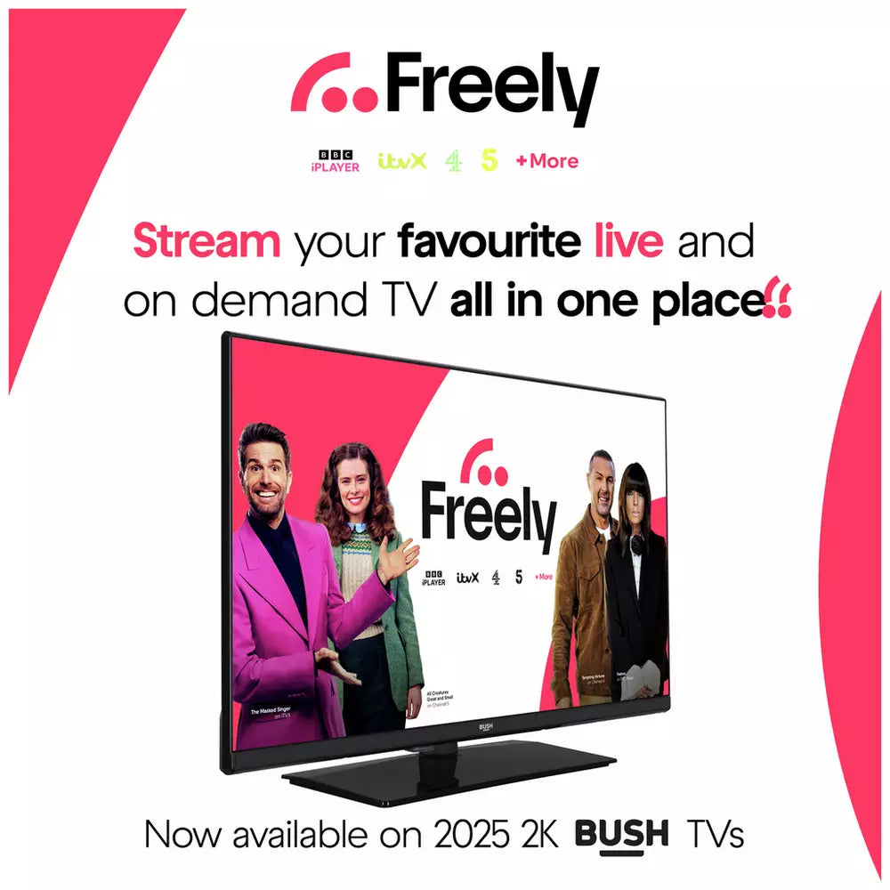 Bush 32Inch 32FT25CB Smart FHD HDR LED Freely TV