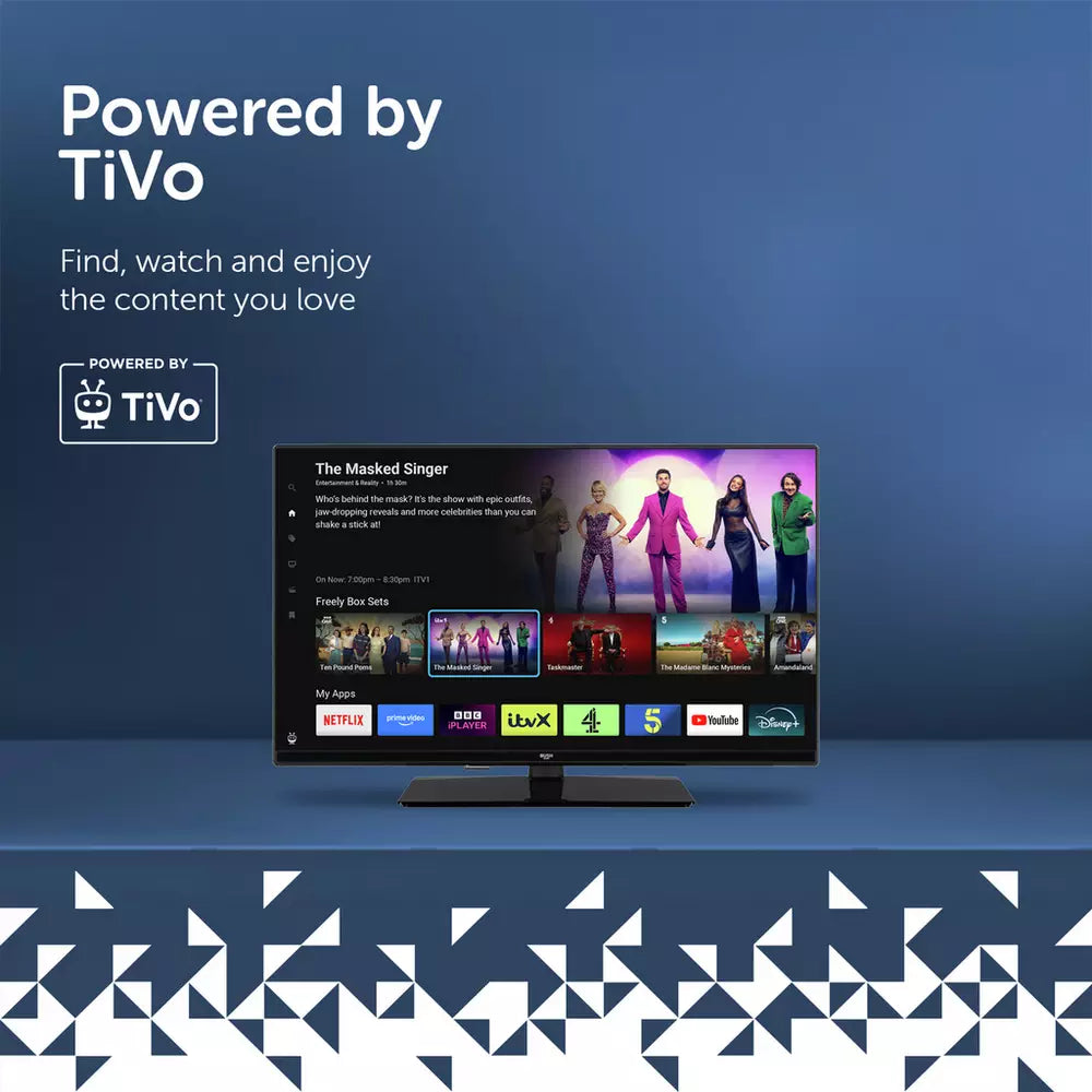 Bush 32Inch 32FT25CB Smart FHD HDR LED Freely TV