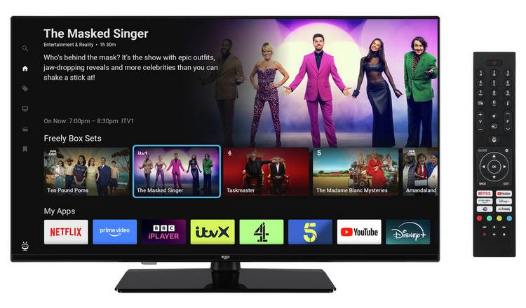 Bush 40 Inch 40FT25CB Smart FHD HDR10 TiVo Freely TV