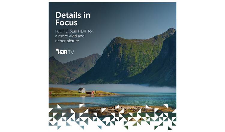 Bush 40 Inch 40FT25CB Smart FHD HDR10 TiVo Freely TV