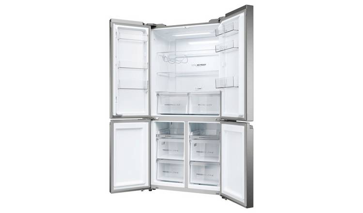 Haier HCR5919ENMP American Fridge Freezer - Stainless Steel