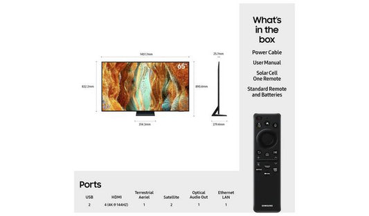 Samsung 65 Inch QE65QN70FAU Smart 4K UHD HDR Mini LED TV