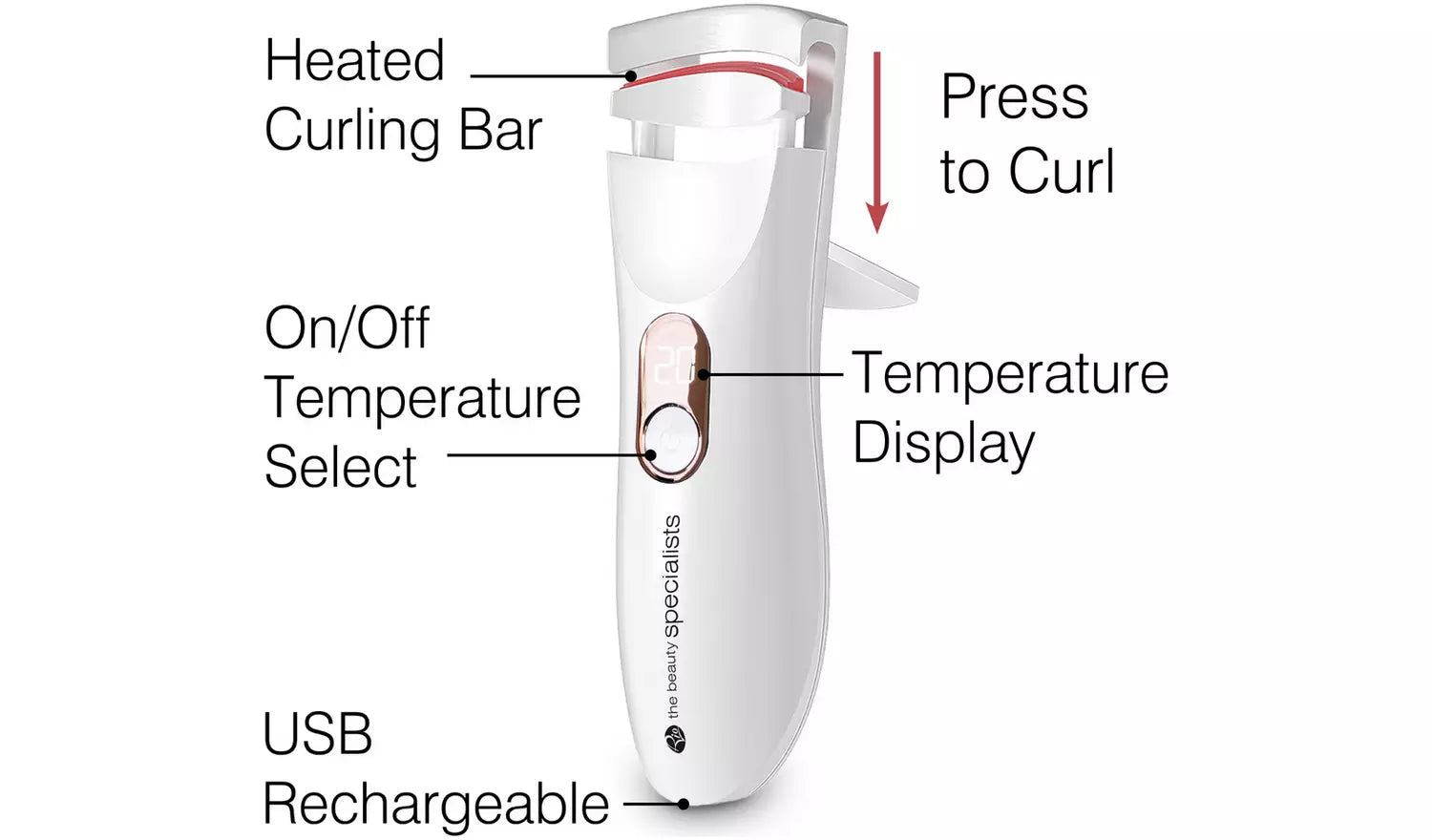 Rio Wow Lash Heated Eyelash Curler