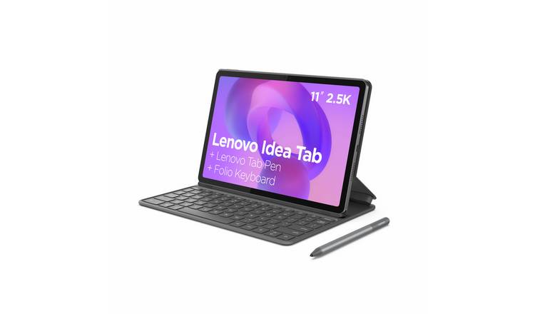 Lenovo Idea Tab 11in 128GB Tablet + Tab Pen & Folio Keyboard
