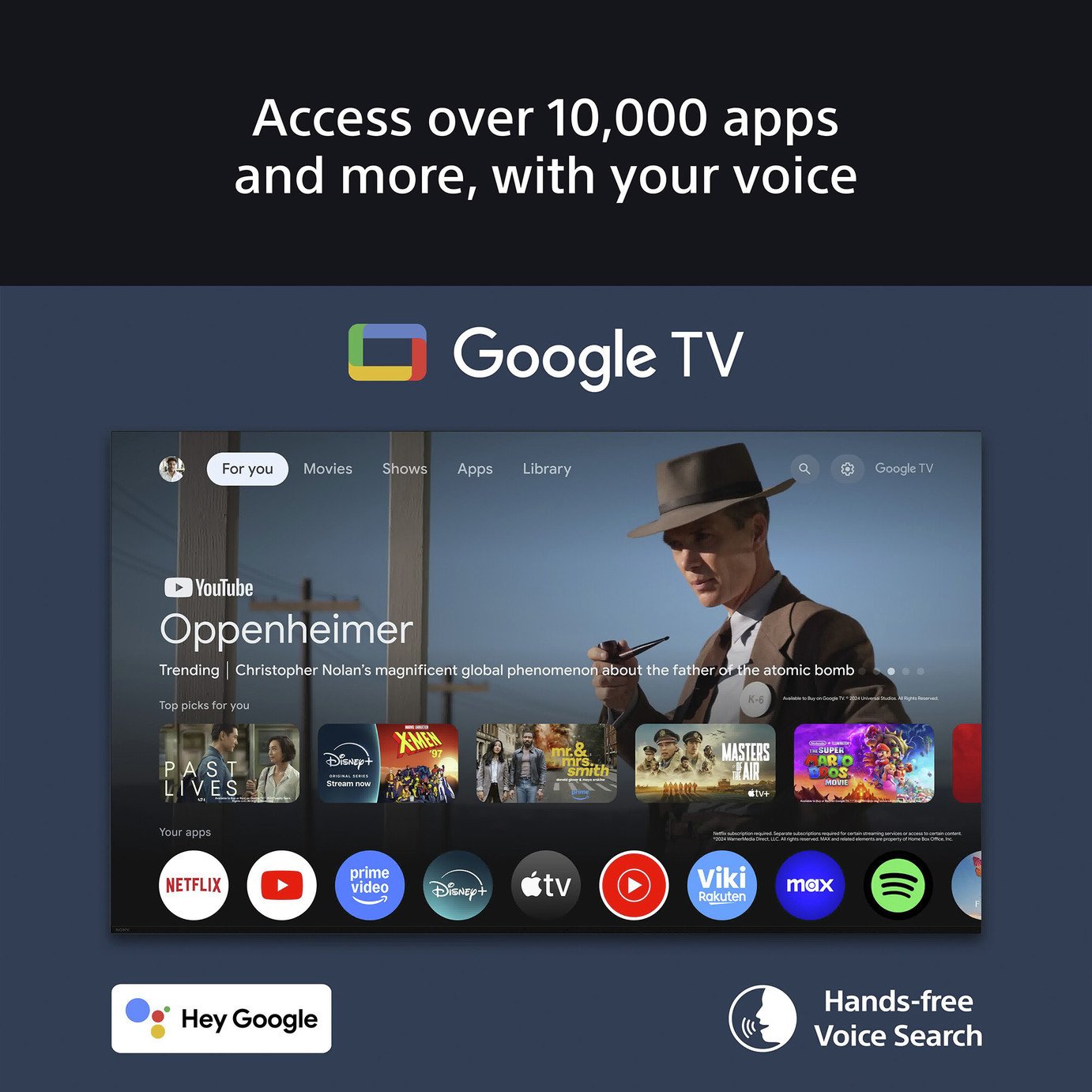 Sony Bravia 3 43inch K43S35BP LED HDR 4K Ultra HD Google TV