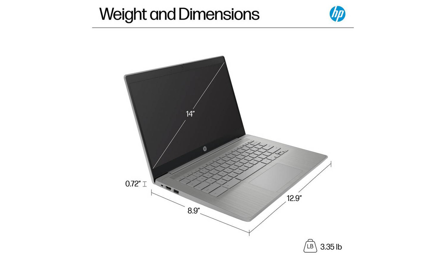HP 14a-ne1000na 14in Celeron 4GB 64GB Chromebook - Grey