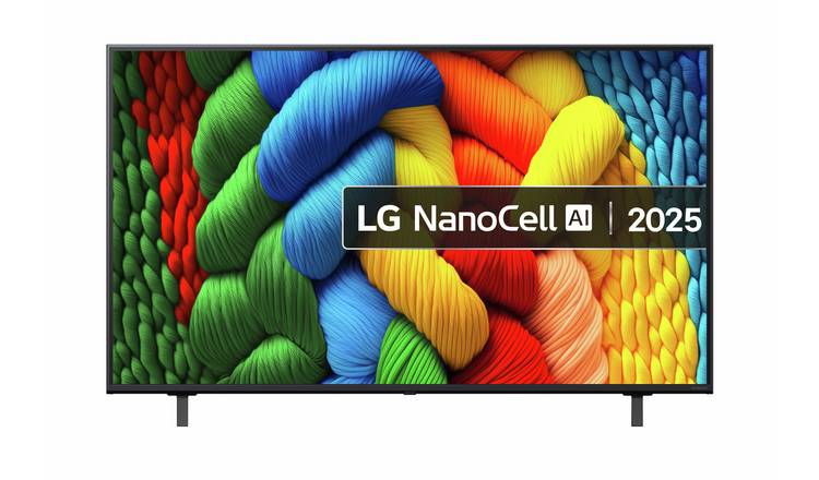 LG 55 Inch 55NANO80A6B Smart 4K UHD HDR NanoCell TV