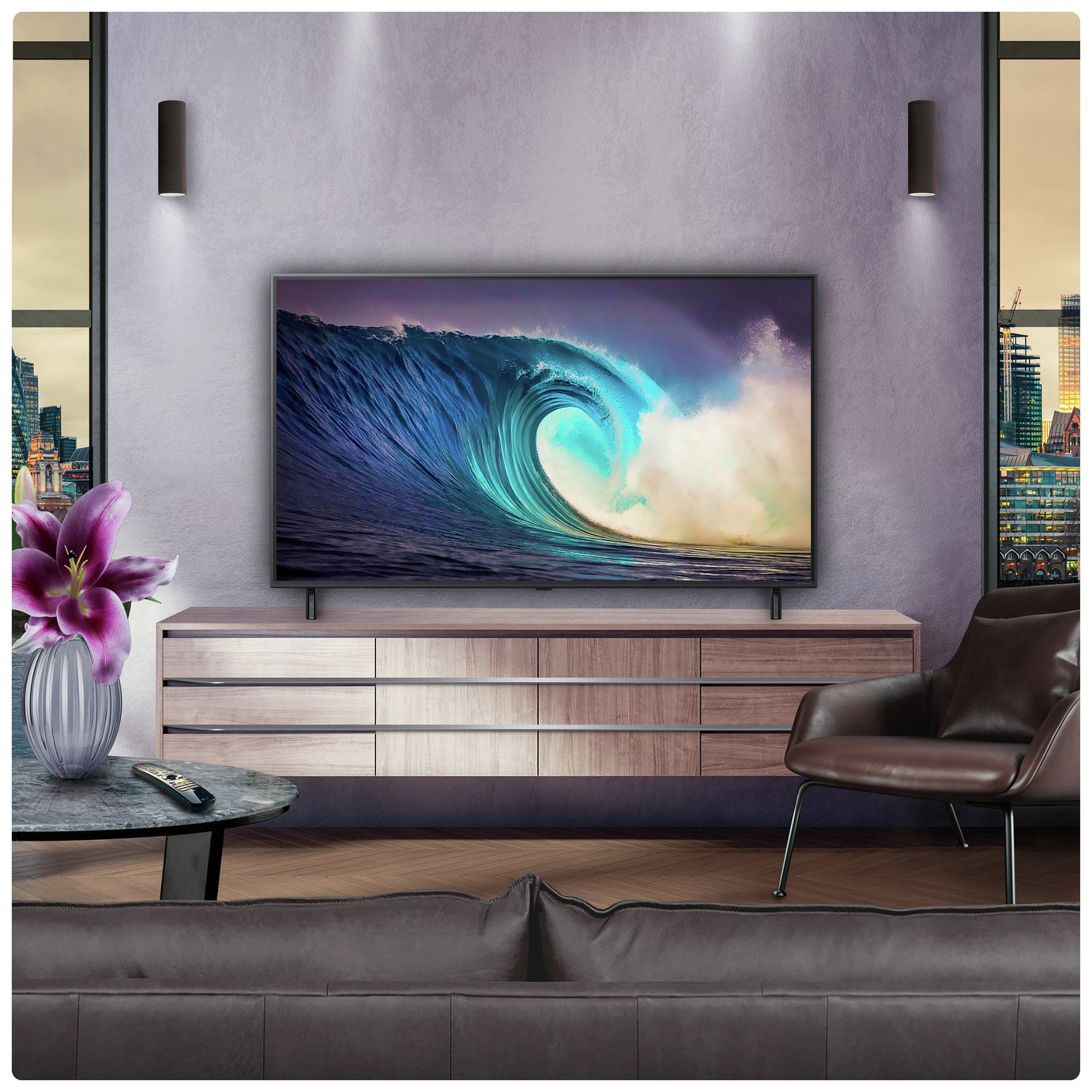 LG 55 Inch 55NANO80A6B Smart 4K UHD HDR NanoCell TV