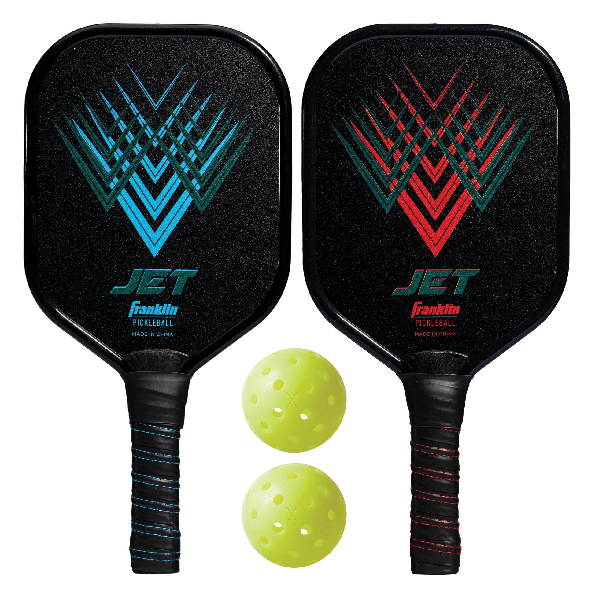 Franklin Sports Franklin Jet 2-Player Pickleball Paddle and Ball Set
