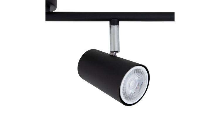 Argos Home 4 Light Bar Light - Matt Black