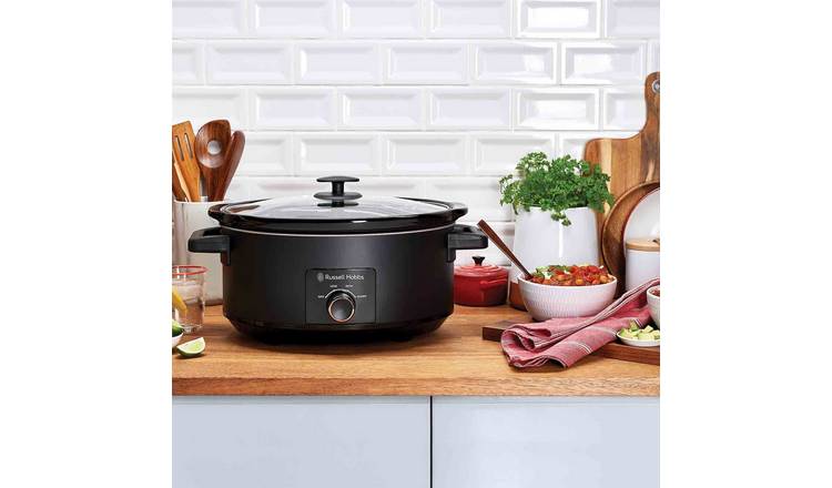 Russell Hobbs 7L Matte Black Slow Cooker 27720