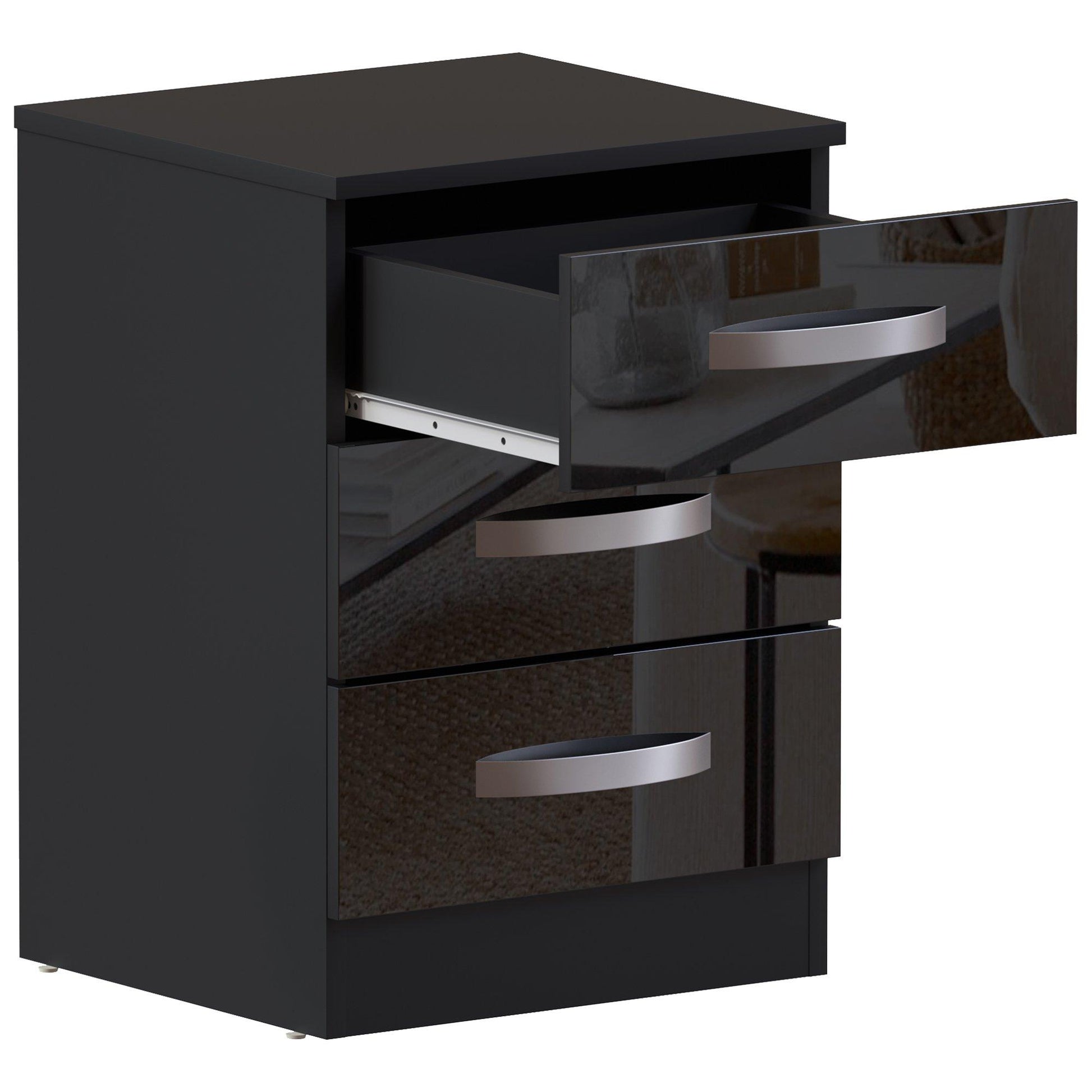 Lassic Vida Designs Hulio 3 Drawer Bedside Cabinet