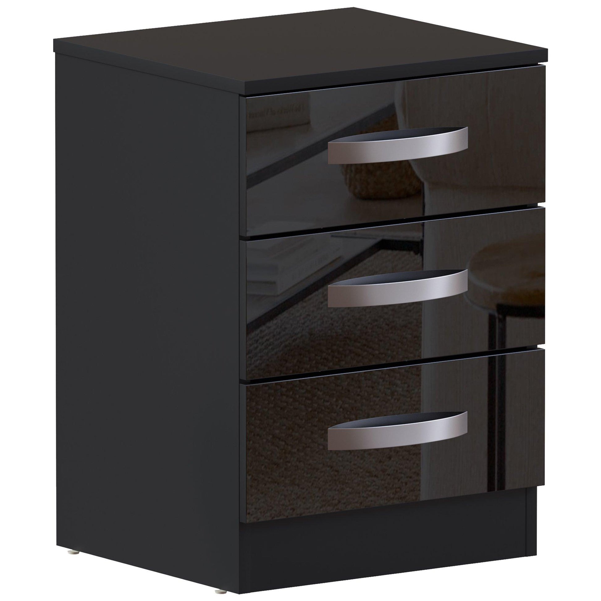 Lassic Vida Designs Hulio 3 Drawer Bedside Cabinet