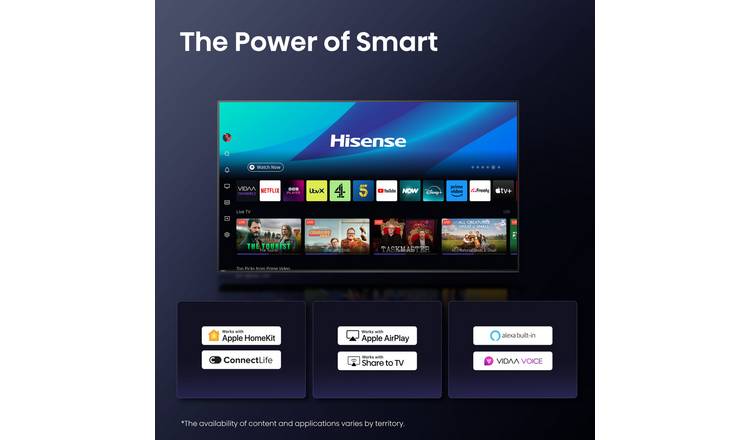 Hisense 85 Inch 85E78QTUK PRO Smart 4KUHD HDR QLED Freely TV
