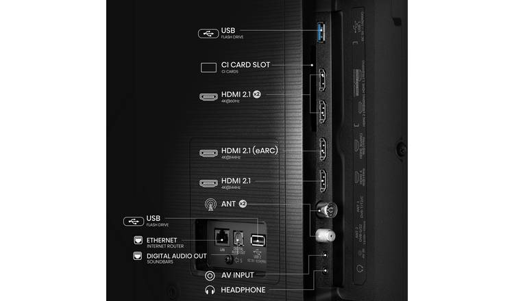 Hisense 85 Inch 85E78QTUK PRO Smart 4KUHD HDR QLED Freely TV