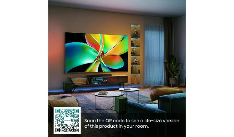 Hisense 85 Inch 85E78QTUK PRO Smart 4KUHD HDR QLED Freely TV