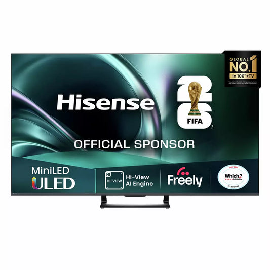 Hisense 55 Inch 55U7QTUK Smart 4K UHD HDR Mini LED Freely TV