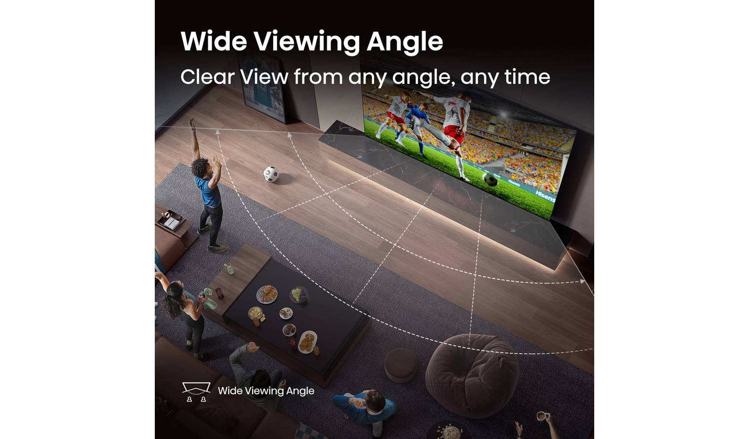 Hisense 40 Inch 40E5QTUK Smart FHD HDR QLED Freely TV