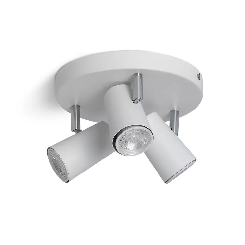 Argos Home 3 Light Spotlight Plate - Matt White