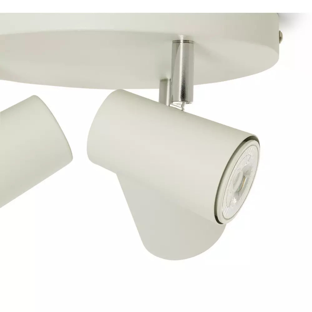 Argos Home 3 Light Spotlight Plate - Matt White