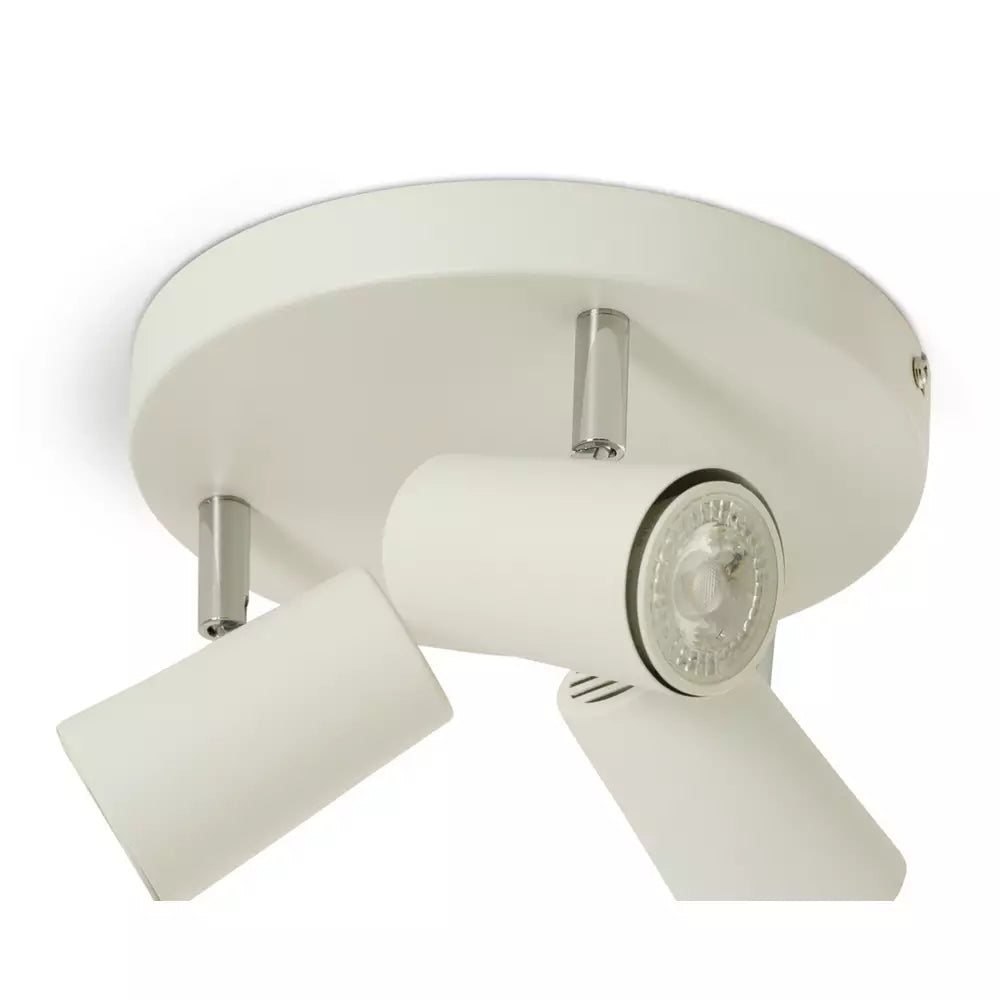 Argos Home 3 Light Spotlight Plate - Matt White