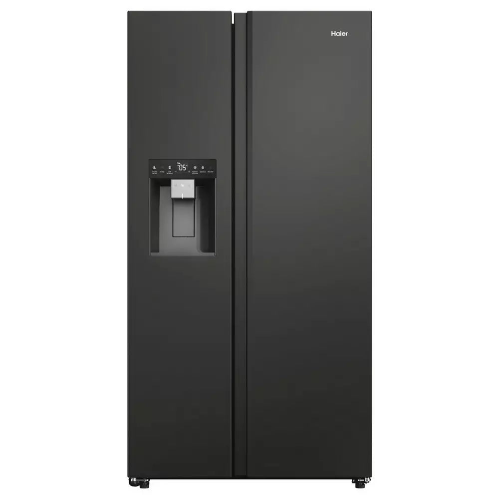 Haier HSW59F18EIPT American Fridge Freezer - Black
