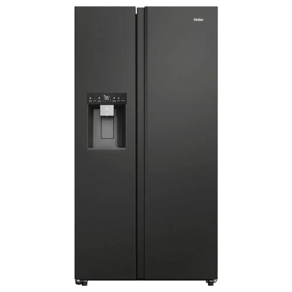 Haier HSW59F18EIPT American Fridge Freezer - Black