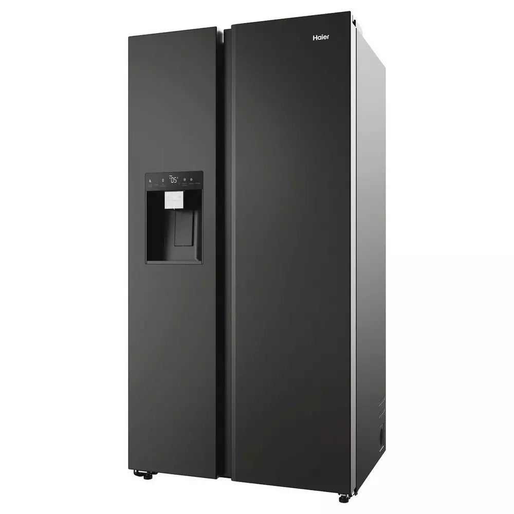 Haier HSW59F18EIPT American Fridge Freezer - Black