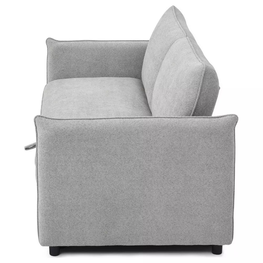 Kyoto Ruben Fabric 2 Seater Sofa Bed - Grey