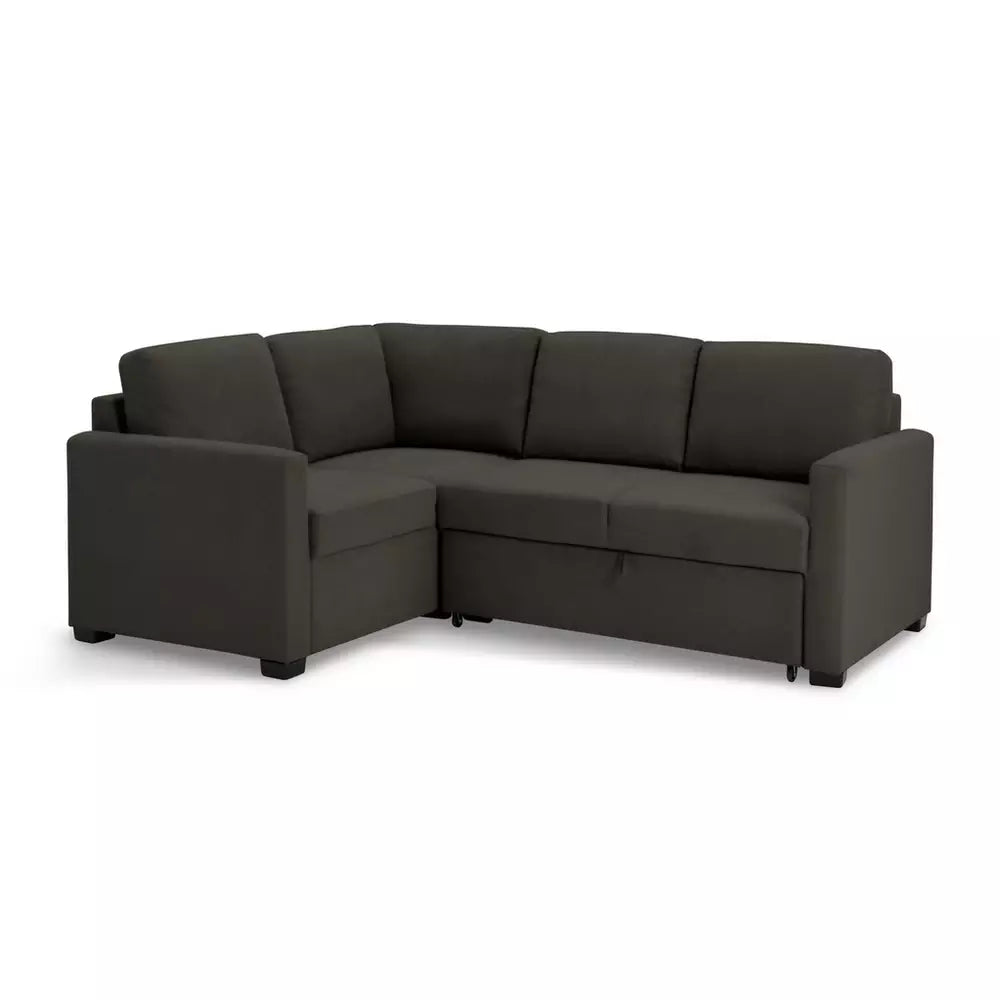Habitat Reagan Fabric Left Hand Corner Sofa Bed - Charcoal