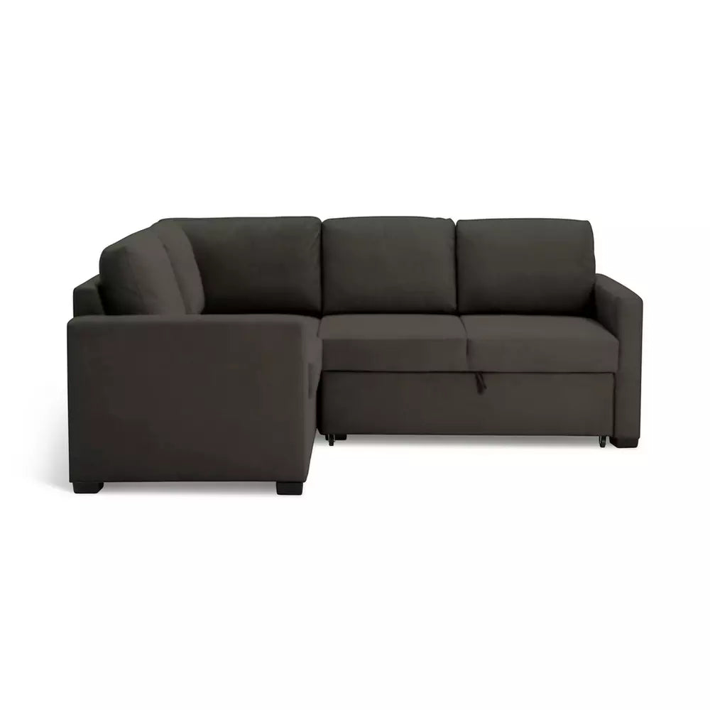 Habitat Reagan Fabric Left Hand Corner Sofa Bed - Charcoal