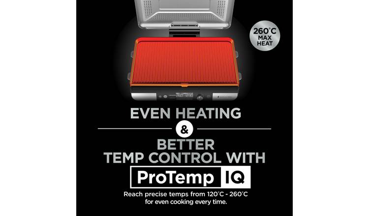 Ninja GX101UK Sizzle Pro XL Health Grill & Flat Plate