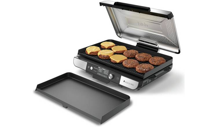 Ninja GX101UK Sizzle Pro XL Health Grill & Flat Plate