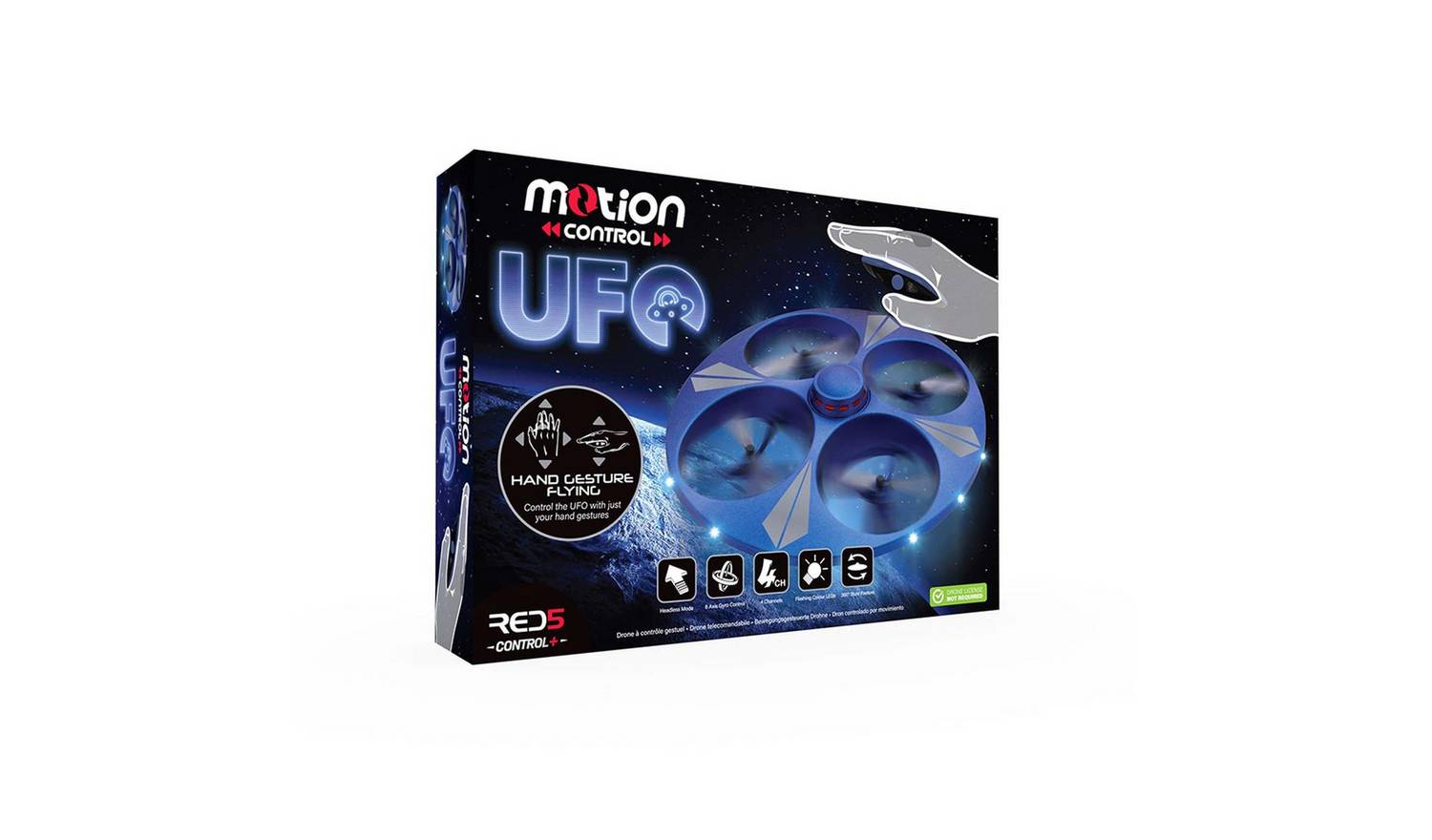 Menkind RED5 Motion UFO Quadcopter
