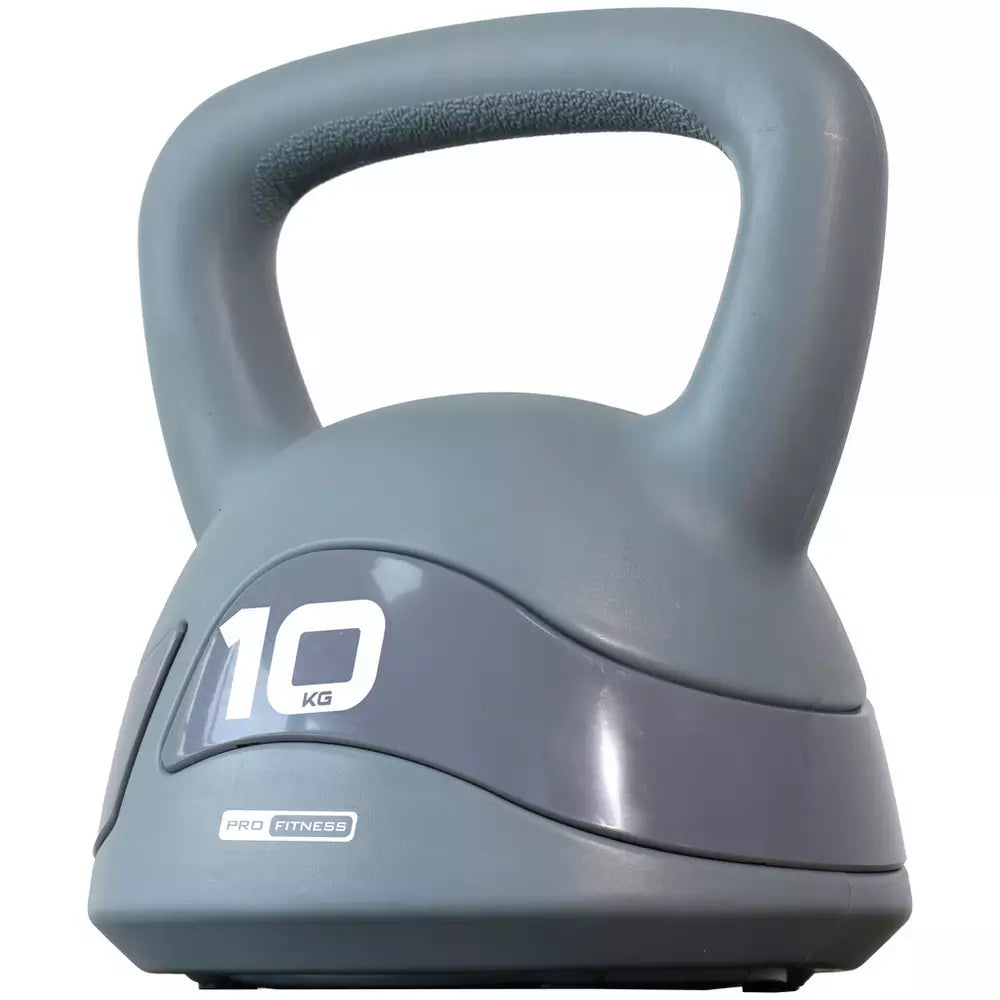 Pro Fitness 10kg Kettlebell - Grey