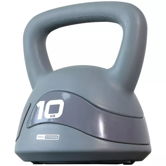 Pro Fitness 10kg Kettlebell - Grey