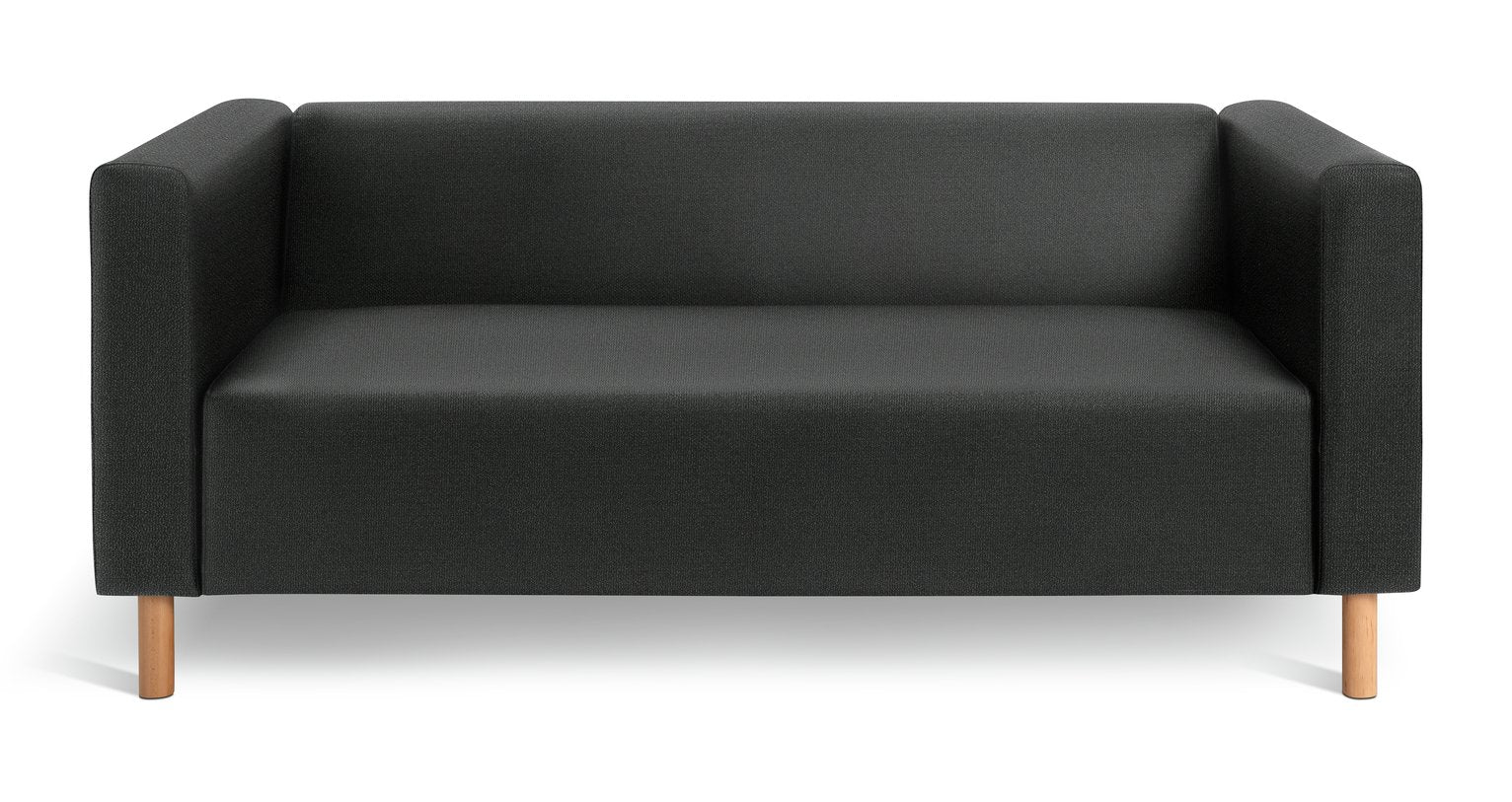Argos Home Moda Fabric 3 Seater Sofa - Black