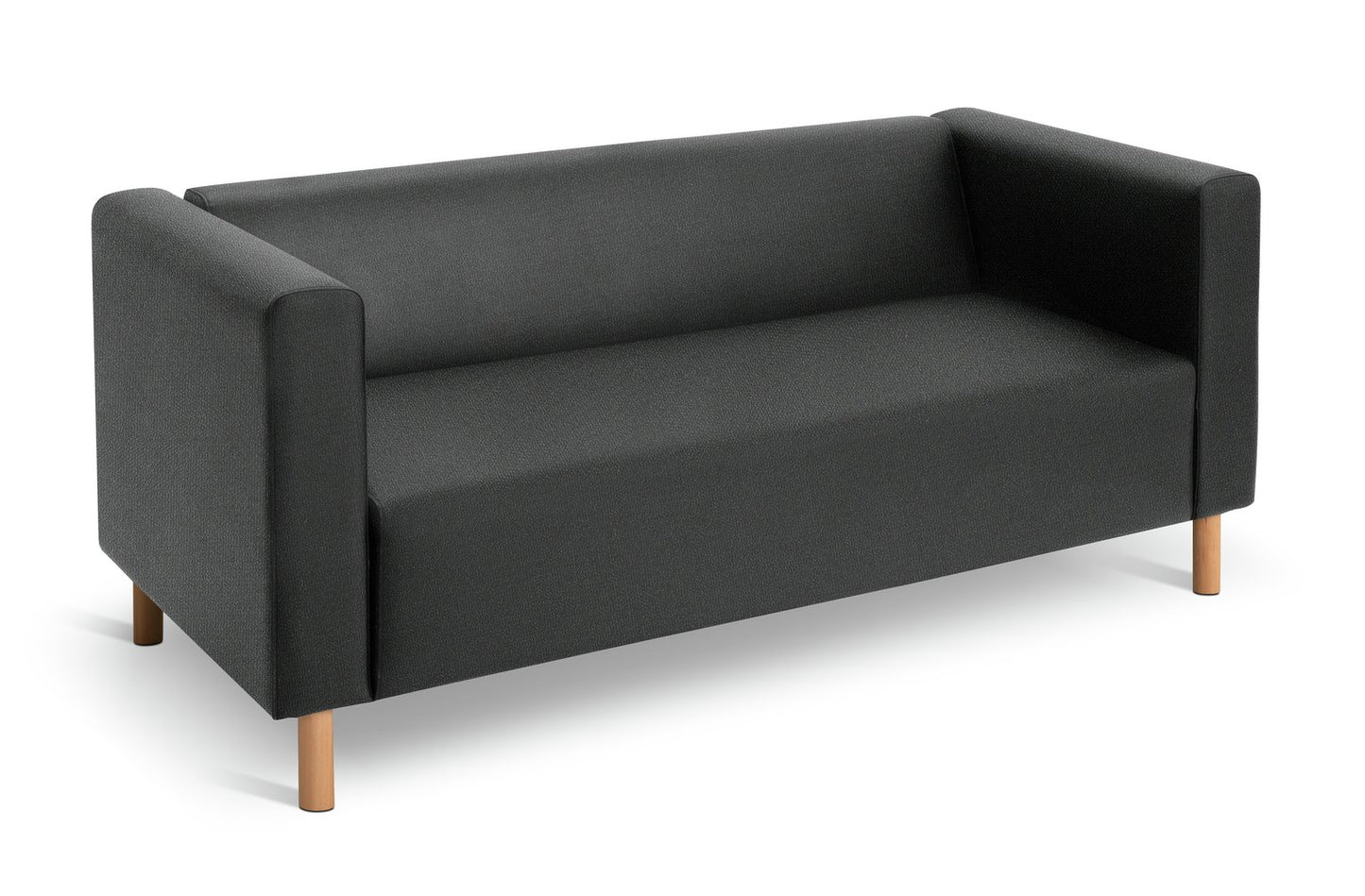 Argos Home Moda Fabric 3 Seater Sofa - Black