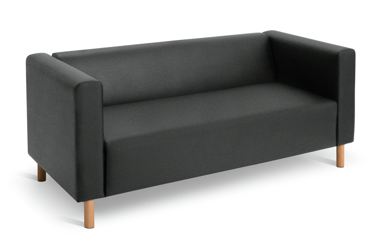 Argos Home Moda Fabric 3 Seater Sofa - Black