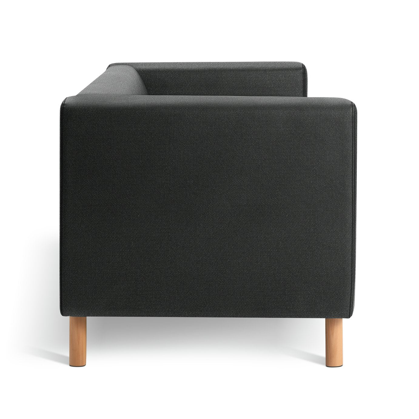 Argos Home Moda Fabric 3 Seater Sofa - Black