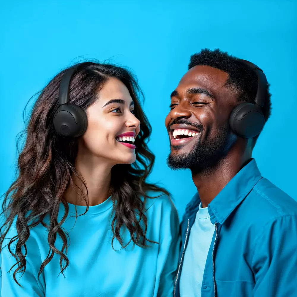 JLab Studio 2 On-Ear Wireless Headphones - Black