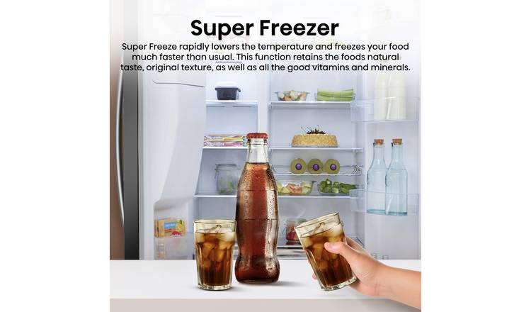 Hisense RS694N4IBE Fridge Freezer - Black