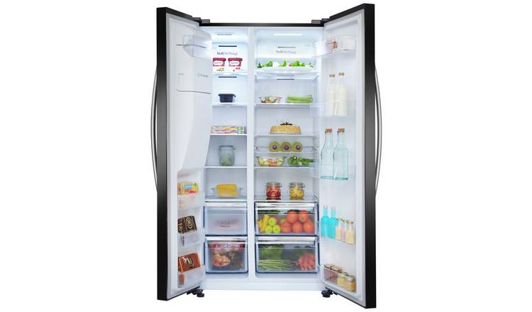 Hisense RS694N4IBE Fridge Freezer - Black