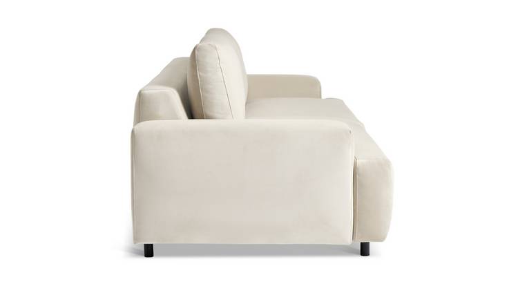 Habitat Julien Fabric 4 Seater Sofa Bed - Natural