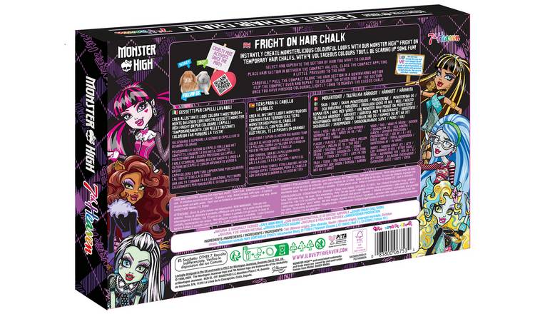 7th Heaven Monster High Fright On Hair Chalks - Pack of 4