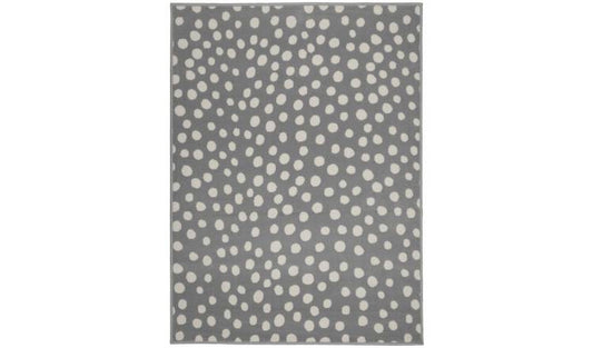 Homemaker Spot Grey Cut Pile Rug - 120x160cm