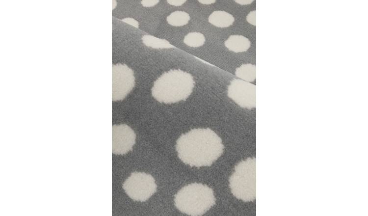 Homemaker Spot Grey Cut Pile Rug - 120x160cm