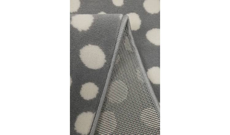 Homemaker Spot Grey Cut Pile Rug - 120x160cm