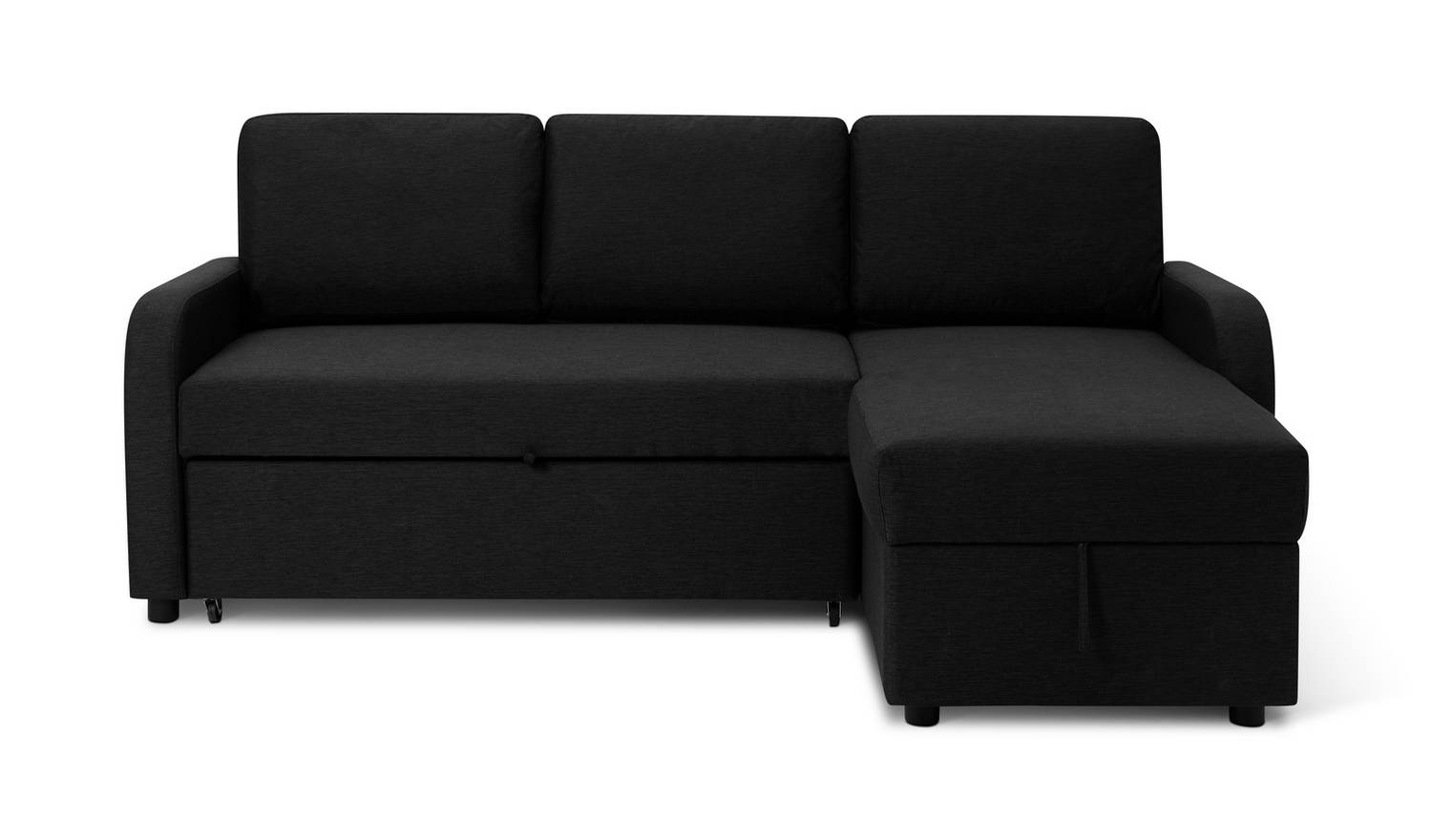 Habitat Carter Fabric Right Hand Corner Sofa Bed - Charcoal