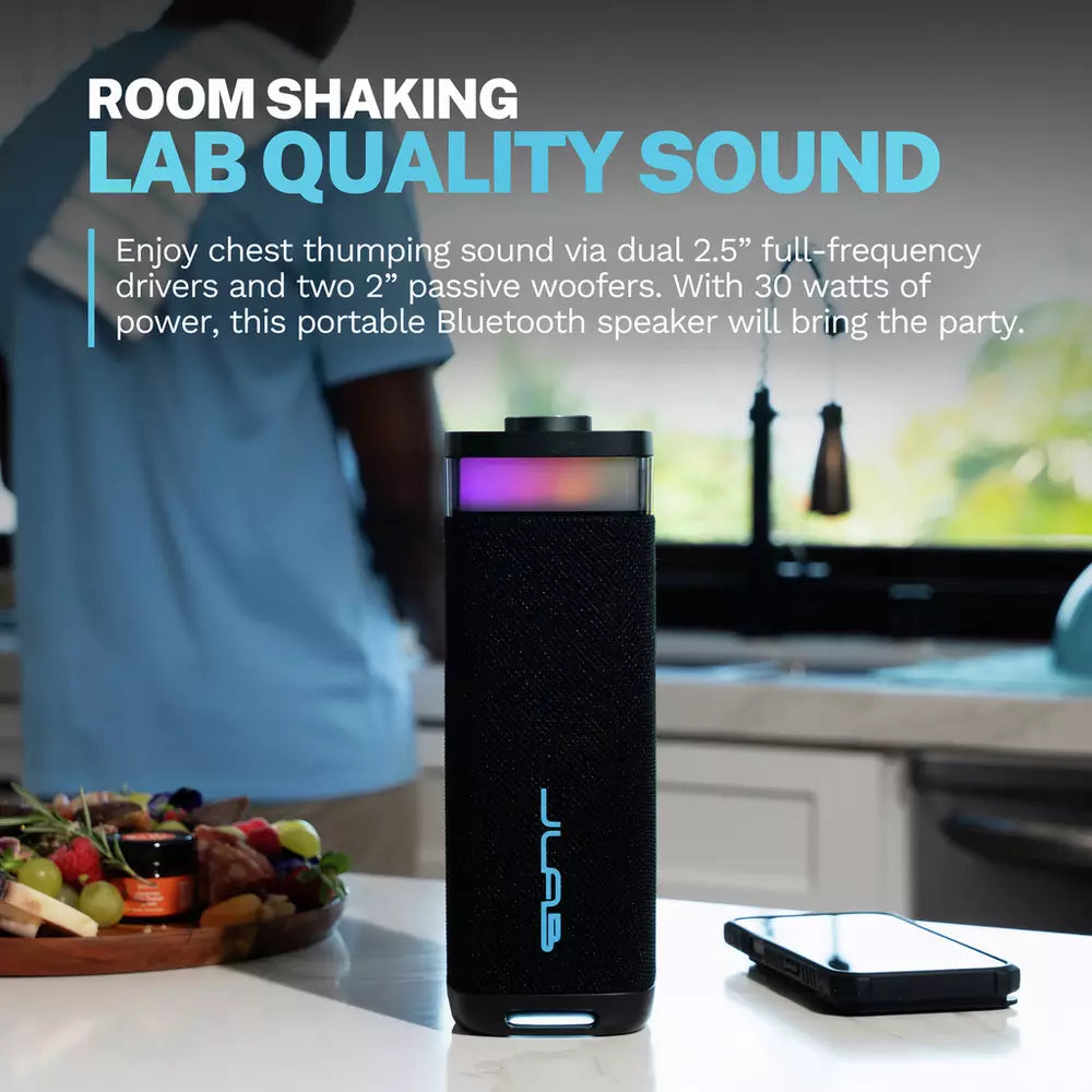 JLab JBuds Party Portable Bluetooth Speaker - Black